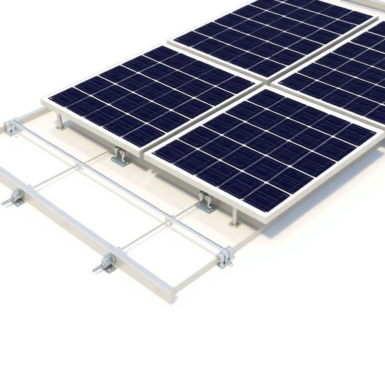 Estrutura telha mini trilho alto